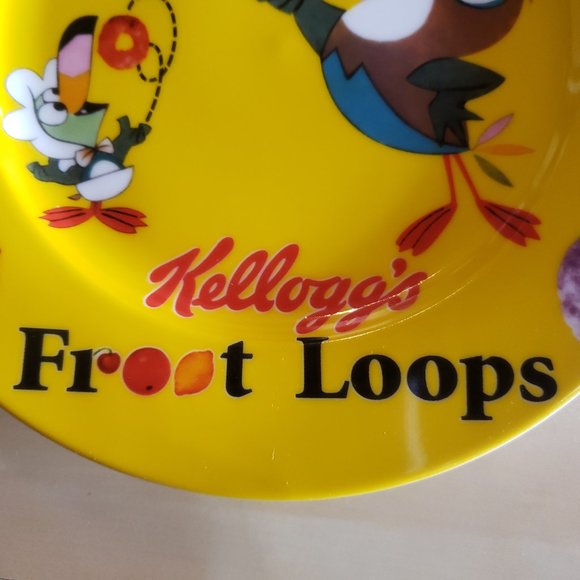 Kellogg's Retro Cereal Luncheon / Salad Plates - Set of 4 - Fruit Loops - Picture 12 of 12